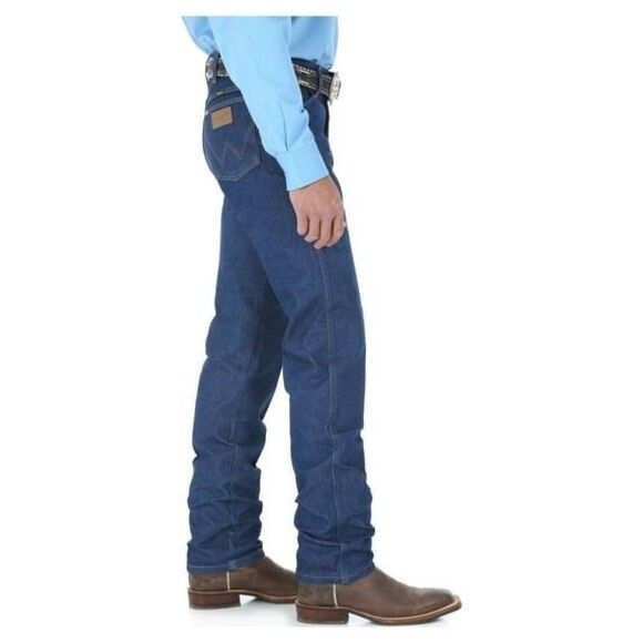 NWT Wrangler 13MWZ Mens 38x34 Pro Rodeo Jean Blue Denim Cowboy Cut Jeans - Picture 5 of 8